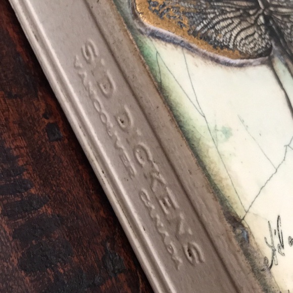 RARE SiGNED Sid Dickens Tile T-362 The Messenger - Picture 3 of 4